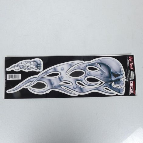 autocollant Aufkleber Chrom Totenkopf rechts tödliche Bedrohung (1/3)