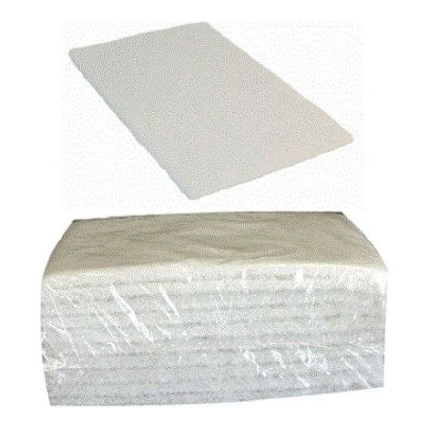 Tampon blanc grand modele lot de 10
