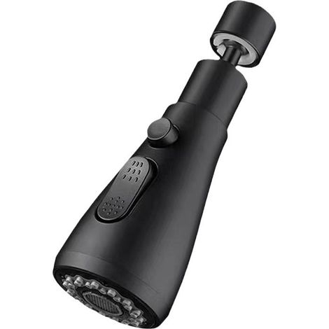 Aérateur Robinet Cuisine - Adaptateur Orientable 360 Degres - 3 Modes Eau - Compatible Filetage M22 F24 - Pour Evier Salle De Bain Lavabo - 1 Piece