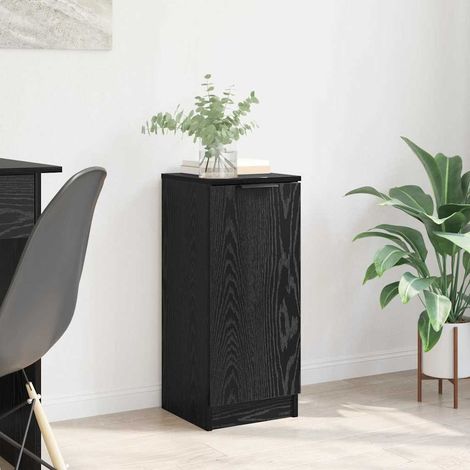 Buffet-Meuble de rangement Chêne noir 30 x 30 x 70 cm Bois d'ingénierie 477385 (1/5)