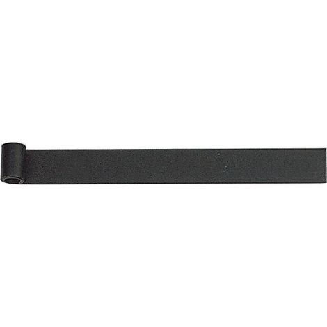 Penture acier de volet battant non perçée noir 9005 en 40 x 5 mm œil de 14 mm longueur 400 mm - BOURGEOIS FRERES
