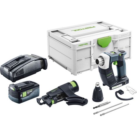 Visseuse sans fil Festool DWC 18-4500 Basic 18 V 14 Nm Brushless + 1 batterie 5,0 Ah + chargeur rapide + Systainer