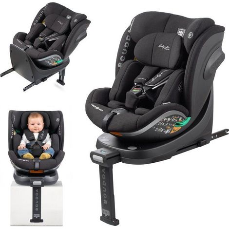 Siège auto convertible Babyauto SCUDDA i-Size 40–150 cm Anthracite ISOFIX 360° (1/5)