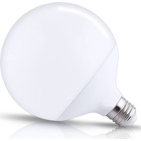 Lampadina LED Globo E27 30W Luce Fredda 6000K MAXI Sfera G125 DR