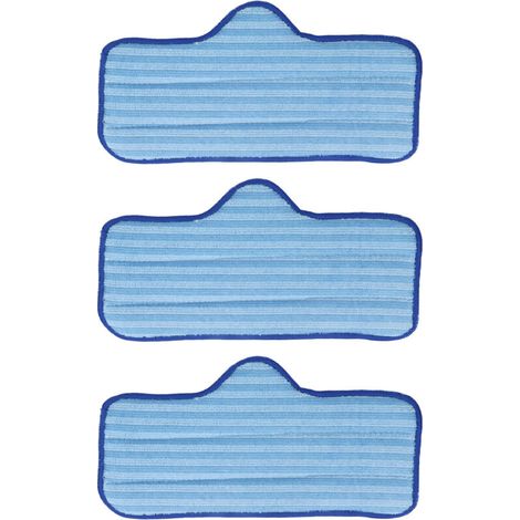 3 Ersatzteile für den Dupray-Wischmopp – Mikrofaserpads zum Reinigen und Waschen (1/5)