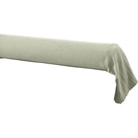 Taie de traversin "Gaïa" 85 x 185 cm "Gaze de Coton" - Gaïa Vert d'Eau - 85 x 185 cm - Gaia Vert d'Eau - (1/3)
