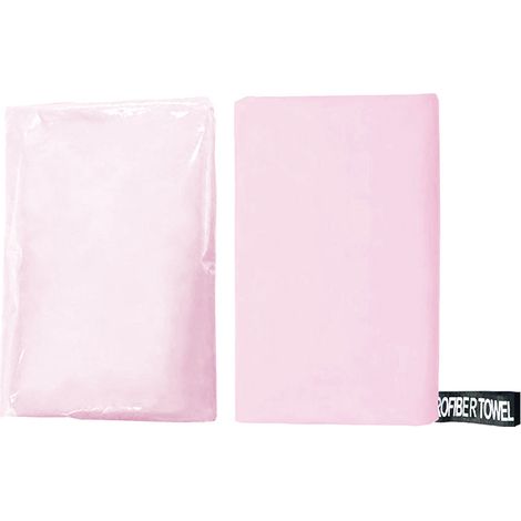 Serviette de Sport en Microfibre à Séchage Rapide – Serviette Yoga et Natation Double Face 40x80 cm, Ultra Absorbante, Compacte et Légère pour Fitness, Gym et Voyage, Rose Pâle-x