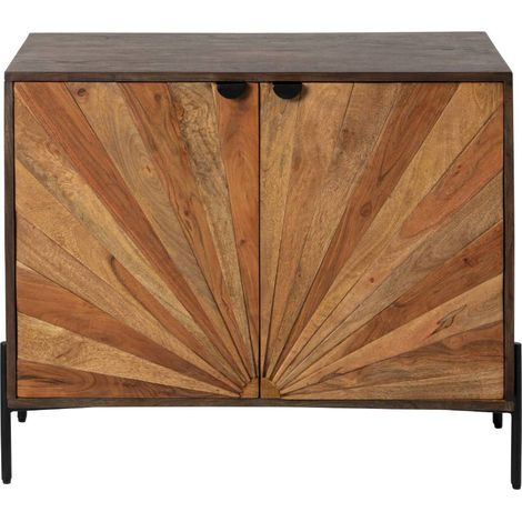 Petit buffet en bois d'acacia Elvira (1/5)