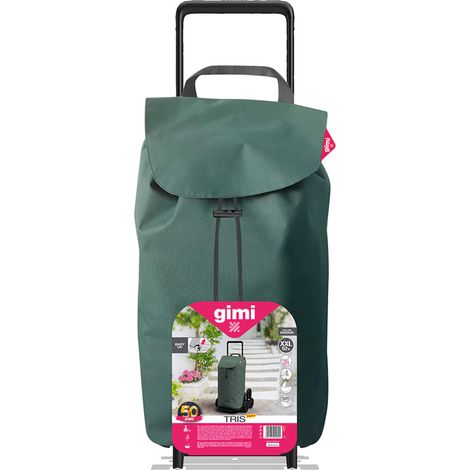 Gimi Tris Urban Cesta de la Compra Verde 52L