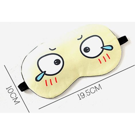 Masque de sommeil occultant à motif crocodile, idéal pour lutter contre le froid et la fatigue oculaire (1/5)