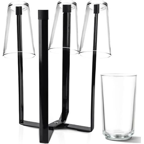 BRAVIX Égouttoir Bouteille: Acier Pliable Egouttoir Biberon Bebe, Sporte-Assiettes, Égouttoir Porte Bouteilles, Porte Bouteille Pliable, Bottle Dryer Peut Étre Utilisé pour Égouttoir à Couverts