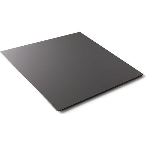 Piano tavolo HPL quadrato 70x70 cm e base di supporto Tiffany - Antracite (1/2)