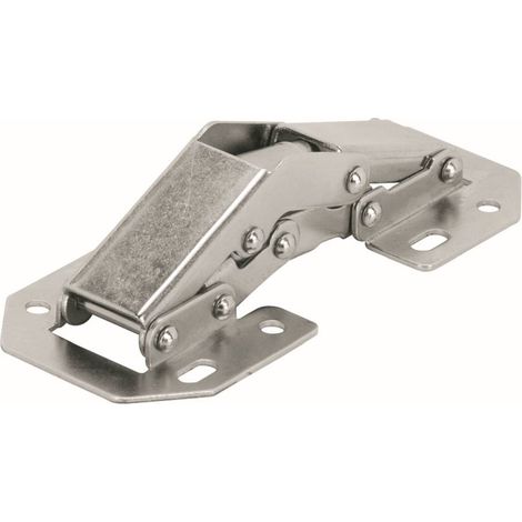 Hettich Aufschraubscharnier mit Feder 12 Stück 104 x 44 mm, 12 Stück Möbelbeschläge