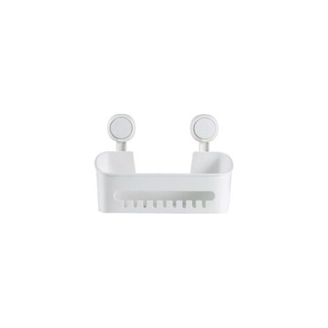 Estante de ducha de pared con ventosas, no requiere taladrar, estante de almacenamiento, apto para baño, cocina y sala de estar - Crezuo (1/4)