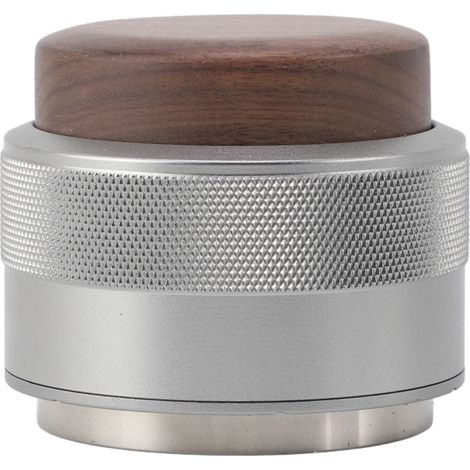 Distribuidor y Tampador de Café 58mm, Acero Inoxidable 304 con Mango de Nogal – Ideal para Baristas y Hogar (1/5)