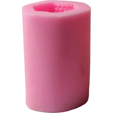 1 moule silicone alimentaire forme nid d'abeille outil décoration pâtisserie gâteau pâte à sucre cupcake dessert bricolage rose 01 (1/2)