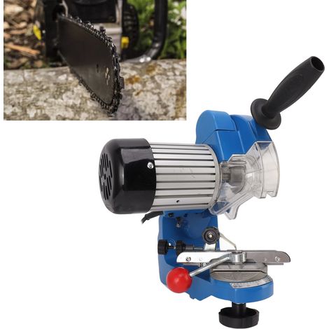 Affûteuse de chaîne professionnelle 230 W, affûteuse de chaîne de tronçonneuse 3 000 tr/min, affûteuse de chaîne professionnelle, norme européenne 230 V (1/5)