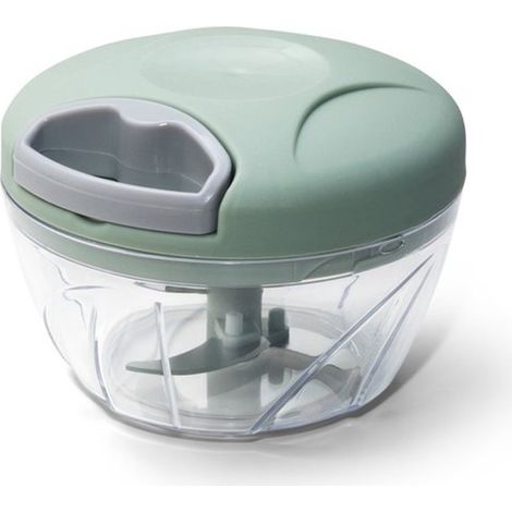 Trancheuse à légumes manuelle avec cordon capacité 500 ml pour trancher et hacher oignons et légumes (1/5)