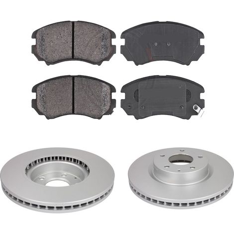 KIT FRENI ANTERIORI compatibile con KIA OPTIMA (FSGDS6B) - DISCHI + PASTIGLIE OEM: FDB1733, FDB4831, FDB4703 / 17676 , 18177 /SOSTITUZIONE DIRETTA/BASSA POLVERE/SILENZIOSO