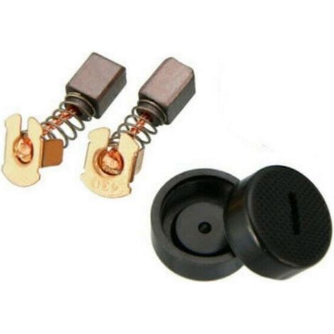 1 jeu de balais de charbon compacts, haute dureté, résistants à l'abrasion, CB430, pour Makita BGA450/BGA452/DGA452, Qinhai e2024112298