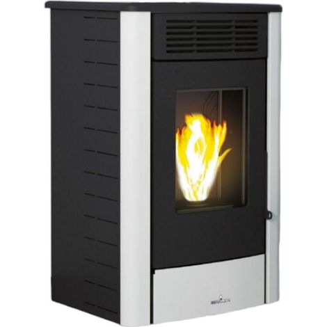Poêle à granulés - BRONPI Rita 9 kW Blanc