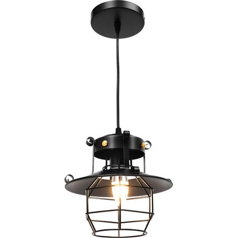 Suspension de style industriel rétro, luminaire suspendu pour îlot de cuisine, Luminaire (1/5)