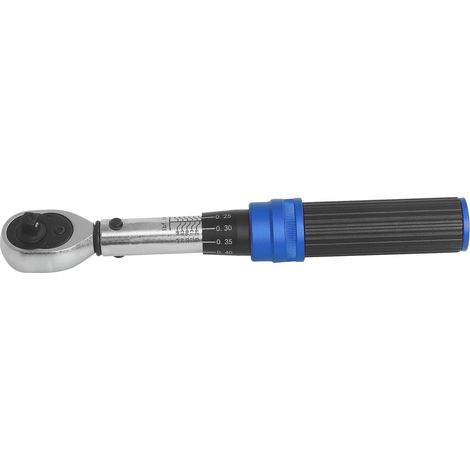 Clé dynamométrique 1/4" 1-6Nm 197mm - OM 0791 - CLAS Equipements