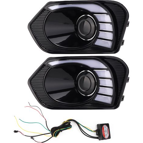 Luces diurnas LED con intermitentes compatibles con Suzuki Dzire 2017-2018. (1/2)