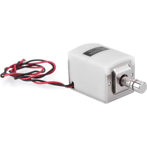 Petit verrou électrique Serrure de porte à contrôle d'accès en métal Verrou de sécurité durable et anti-perçage pour armoires et tiroirs Installation facile (1/5)