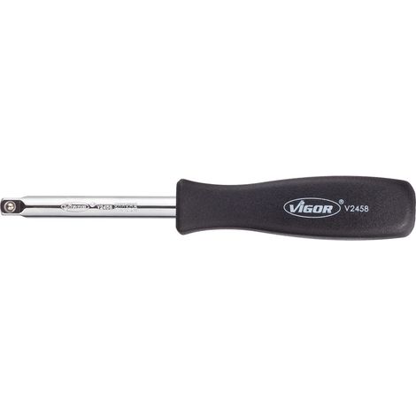 VIGOR Steckgriff, 1/4 (6,3 mm) Vierkant massiv, 150 mm (1/2)