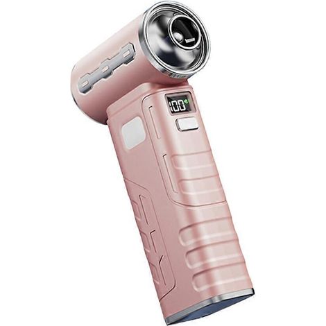 Ultra Turbo Fan Jet avec Battery Display High Speed Handheld Powerful souffleur rose (1/5)