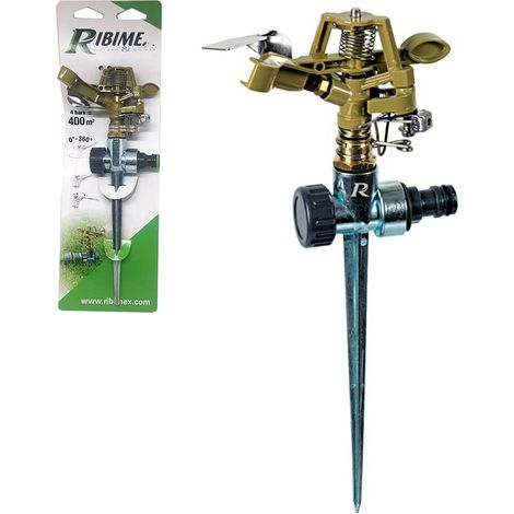 Irrigatore a Battente Settore in ottone su picchetto in Metallo Ribimex (1/5)