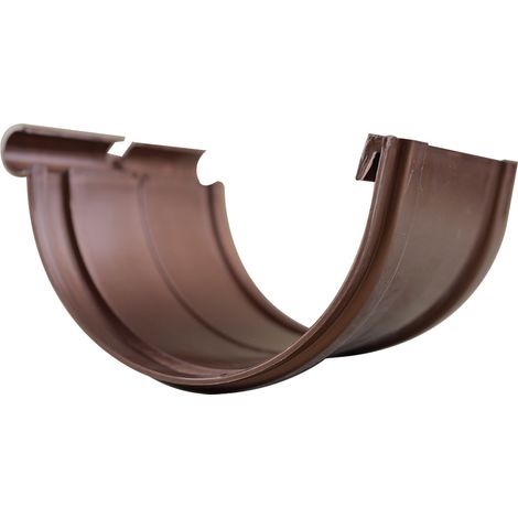 Jonction longue BI-SYSTEM PVC 25 demi-ronde - Aspect cuivre - First Plast