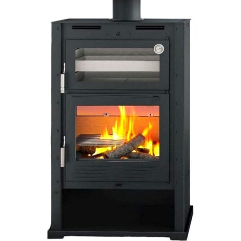 Poêle à bois ventilé avec four - FIREMATIC Kentucky 9.5 kW