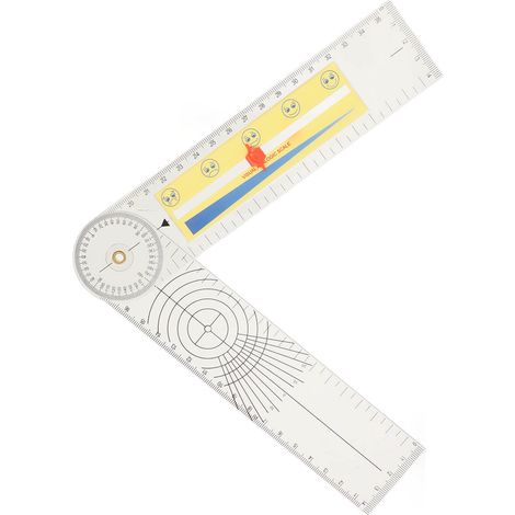 Goniomètre Rachidien Professionnel Orthopédique Règle avec Échelle de Douleur Test Outil Diagnostic Colonne Vertébrale Médical (1/5)