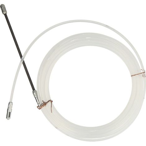 Tire-fil 5 m avec anneau/ressort diamètre 3 mm nylon