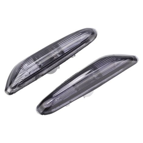 QORVA-Marqueur latéral Turn Signal Light Filhade lampadaire gauche et ajustement droit pour E90 / E91 / E92 / E93 2006-2011 ( 01) (1/5)