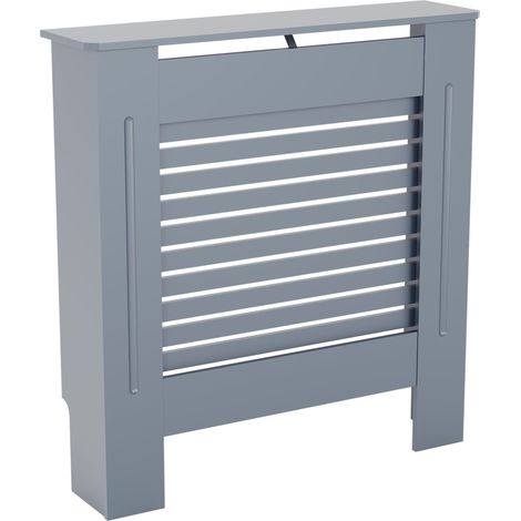 Cache-Radiateur Milton Style Moderne Gris Foncé, Petit Format, H 82 x L 78 x P 19 cm (1/5)