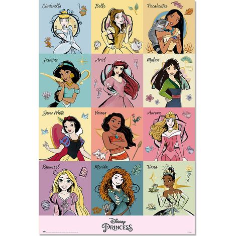 Poster Princesas Disney
