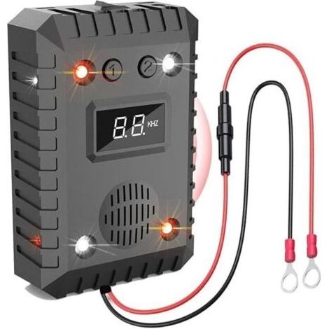 Ultrason Souris et Rats pour Voiture 12V, avec Lumière Clignotante, Repulsif Rongeur pour Voiture, Anti Fouine pour la Maison, Le Garage, Anti Rongeur Voiture (1/5)