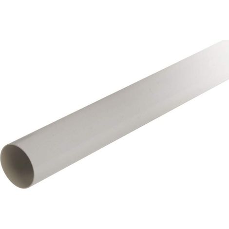 Tube de descente PVC pour gouttière 25 - Ø80 mm 4ml - Sable - Nicoll