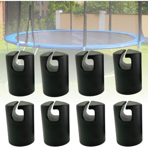 Kaelt - Capuchon Trampoline Embout Trampoline Crochet Trampoline Pièces de Rechange de Trampoline Accessoires de Trampoline Capuchon de Poteau pour Les Piquets de Filet du Trampoline Ø 32 MM 8 Pièces (1/5)