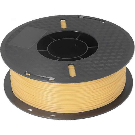 1,75 mm hochpräzises, geruchloses PLA-Filament für 3D-Drucker, 1 kg Druckmaterial, Goldfarben (1/4)