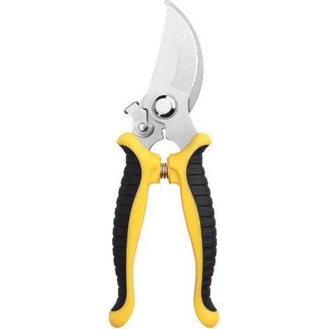 Tijeras de podar profesionales afiladas, tijeras de podar, tijeras de podar, tijeras de podar multifuncionales, tijeras de podar manuales, amarillas y negras