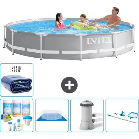 Intex Piscine Prism Frame Ronde - 366x76 cm - 6-pièces S20531 (1/5)