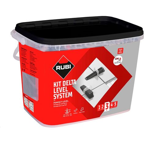 Kit piastrellista delta level system base 1mm V4 - RUBI 3956 (1/2)