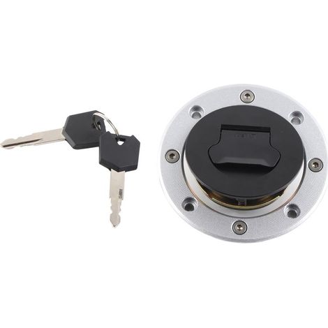 Bouchon de réservoir d'essence pour moto avec 2 clés pour Suzuki GSX-R 600 GSX-R750 SV1000 (1/5)