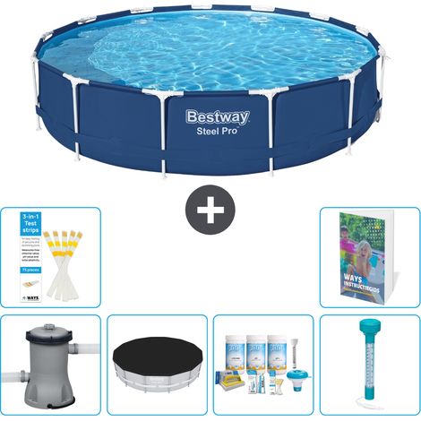 Bestway Steel Pro Rund - 396x84 cm - 7-teilig S226