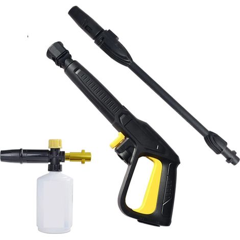 Pistolet à mousse professionnel Kit De Tuyau De Pistolet À Mousse Haute Pression Nettoyeur Haute Pression Pistolet De Pulvérisation À Mousse Neige Mousse Lance Mousseur Tuyau Buse For Karcher ( Color (1/2)