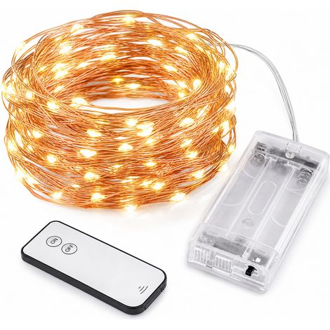 5 m Copper LED String Lights 50 Lights for Indoor Decoration (1/5)